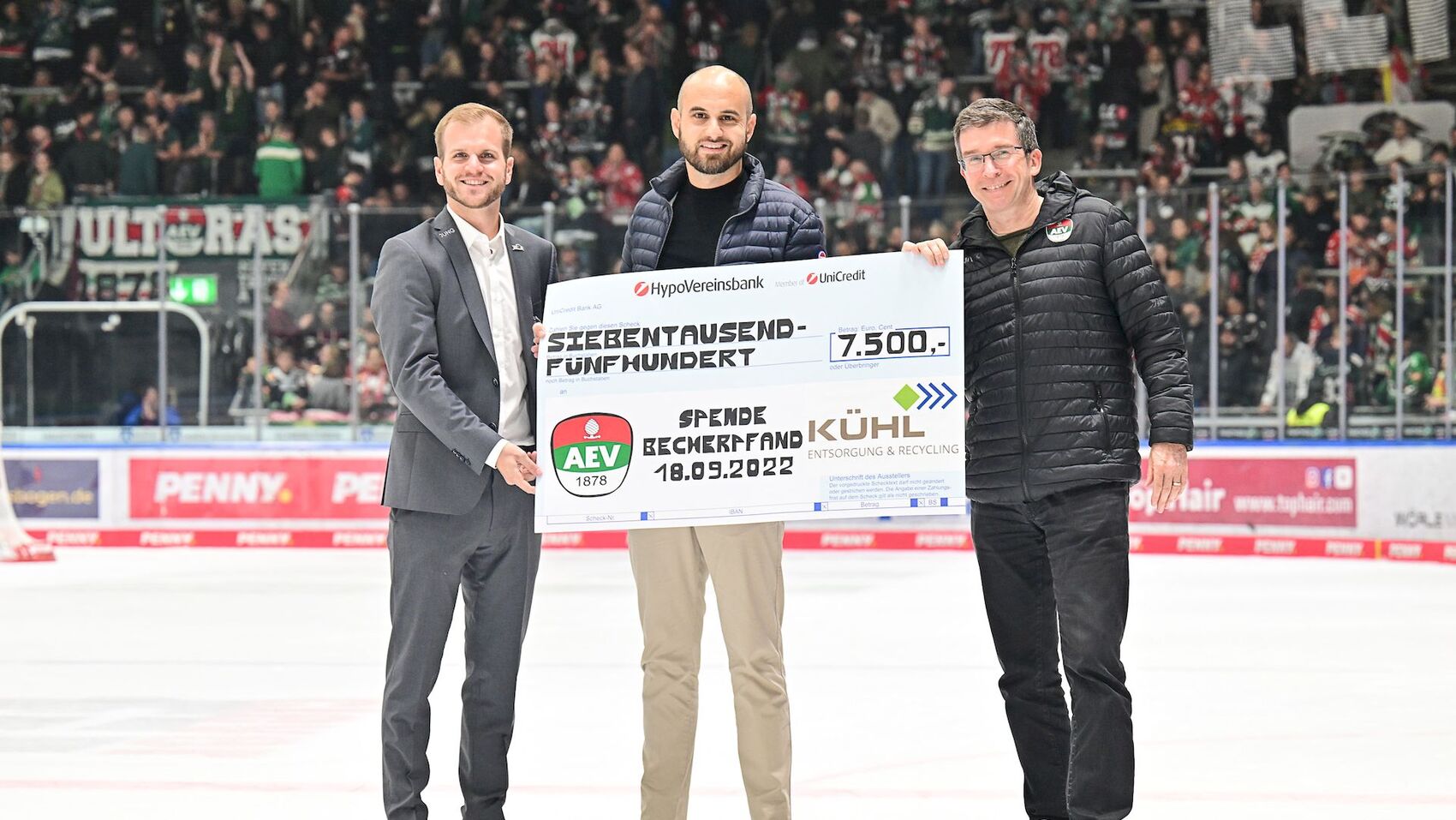 Kühl Entsorgung & Recycling unterstützt Augsburger Eishockey