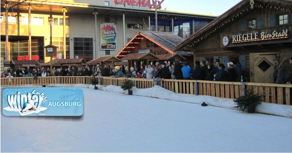 Die Panther beim Winterland vor der City Galerie