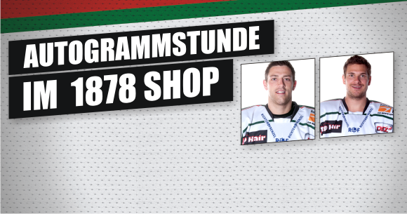 Autogrammstunde im 1878 SHOP